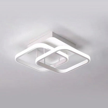 Dark Iron LED Hanging Light