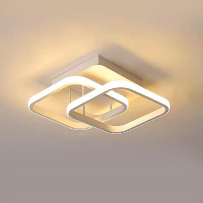 Modern Black LED Ceiling Light Fixture