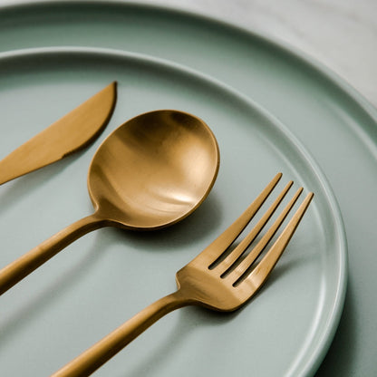 Premium Quality Stainless Steel Cutlery Set in Modern Colors