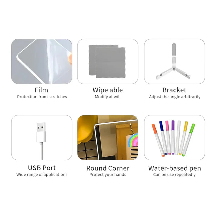Bright Erasable LED Sign Board