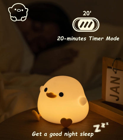 Colorful Quack LED Night Light Duck Lamp