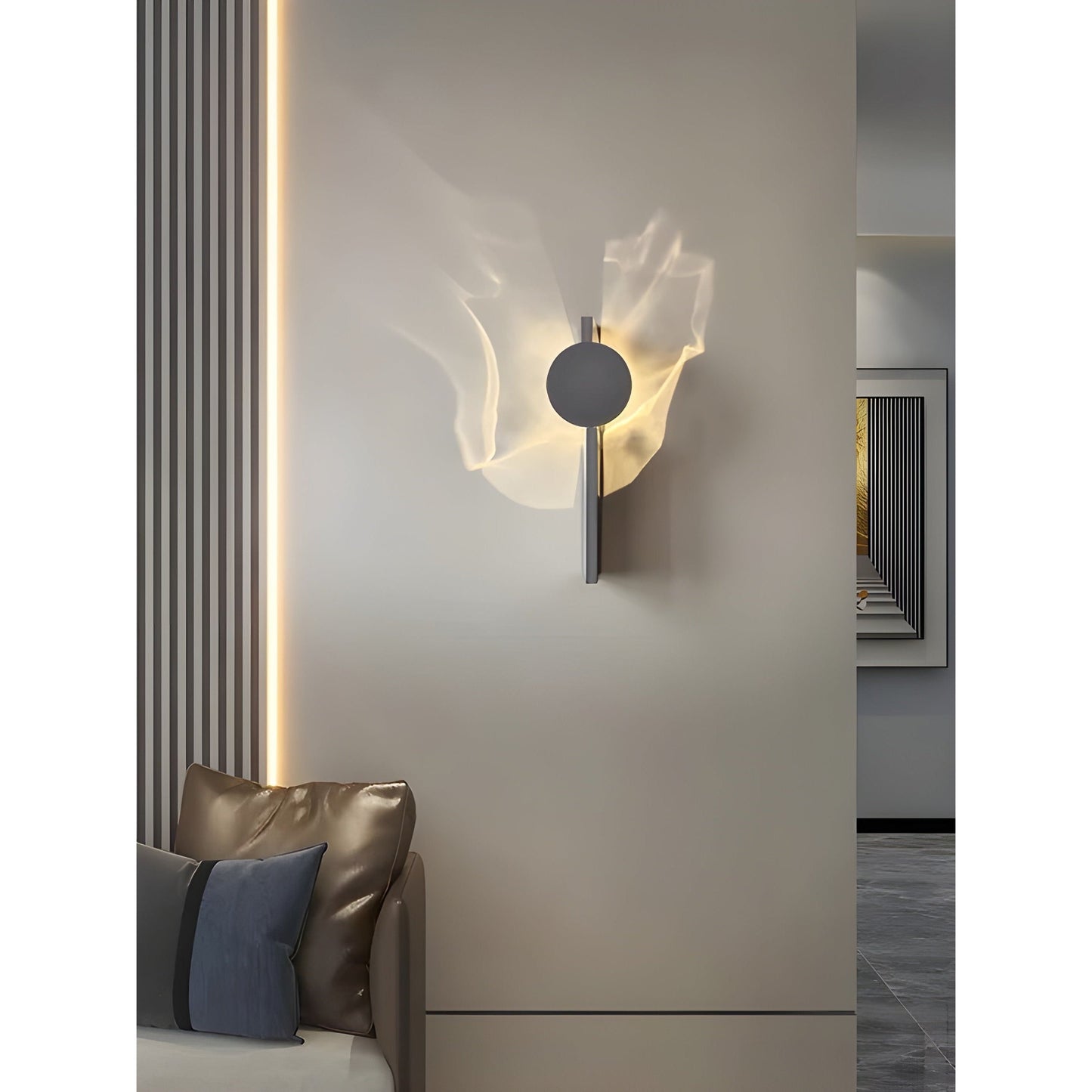 Modern Stainless Steel Home Wall Light