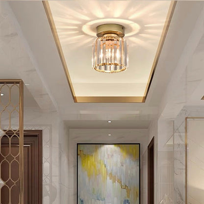 Luxurious Sparkling Crystal Ceiling Light