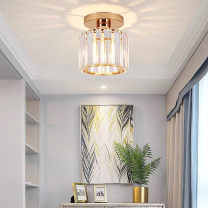 Luxurious Sparkling Crystal Ceiling Light