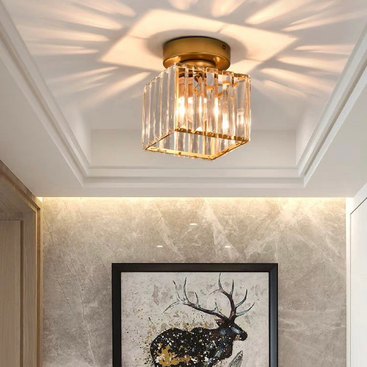 Luxurious Sparkling Crystal Ceiling Light