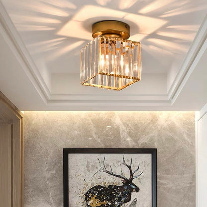 Luxurious Sparkling Crystal Ceiling Light