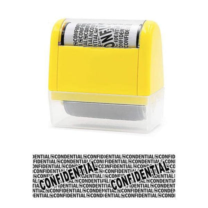 Secure Confidentiality Ink Roller Stamp