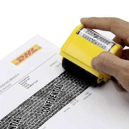 Secure Confidentiality Ink Roller Stamp