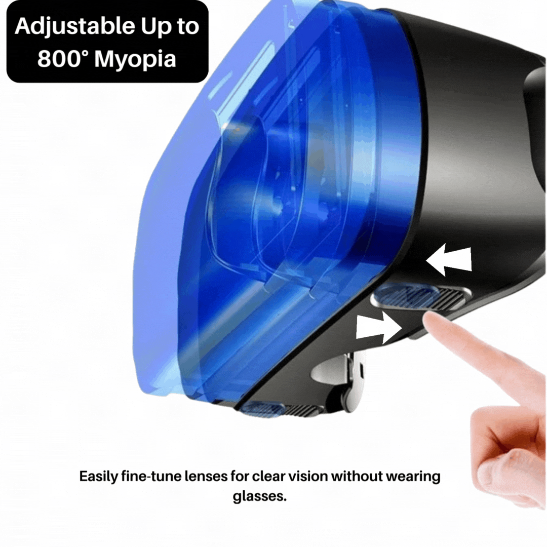 3D VR Headset with Audio and Game Controller
