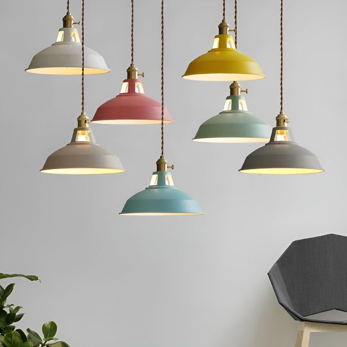 Rustic Metal Pendant Ceiling Light