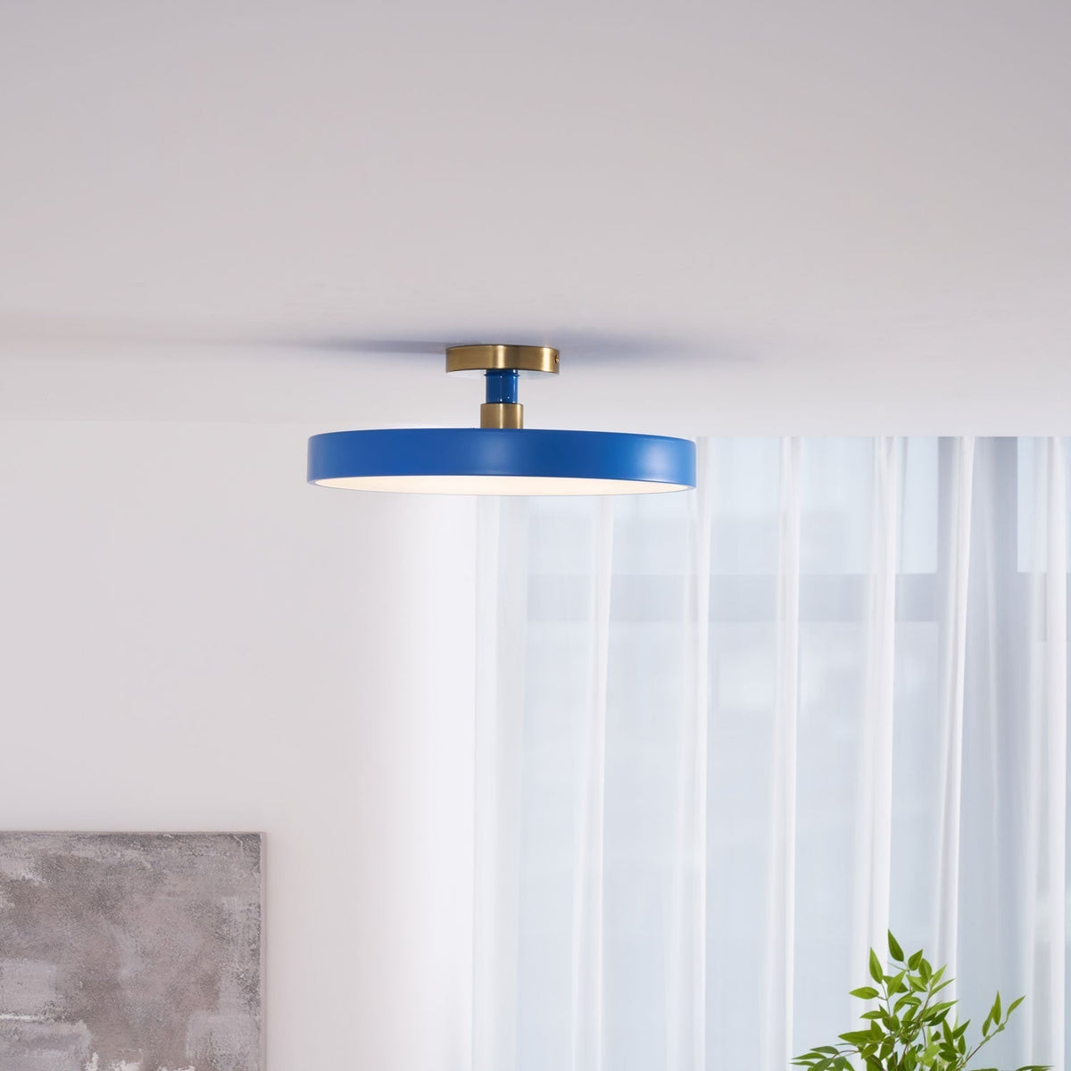 Sleek LED Ceiling Light Fixtures for Home Office Use