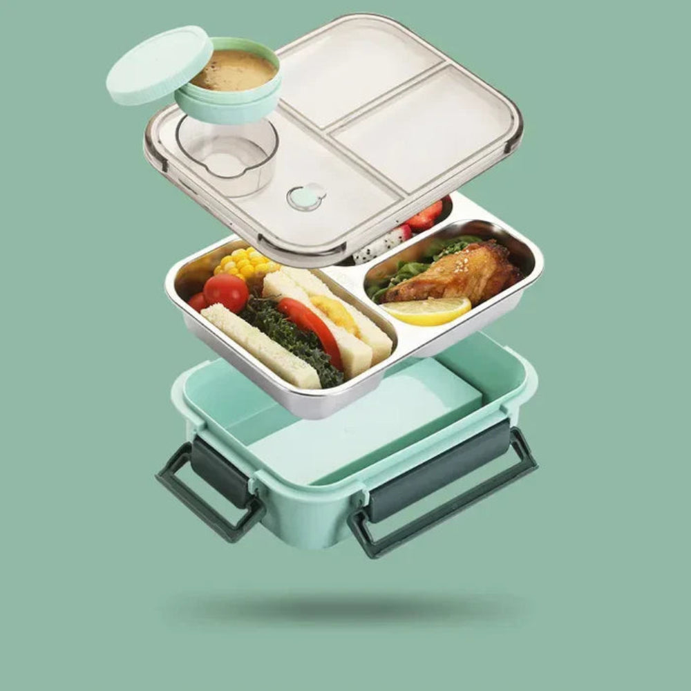 Thermal Food Container | Stainless Steel Lunch Box Keeps Fresh