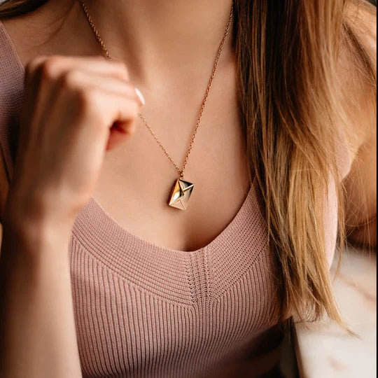 Heartfelt Love Letter Pendant Necklace