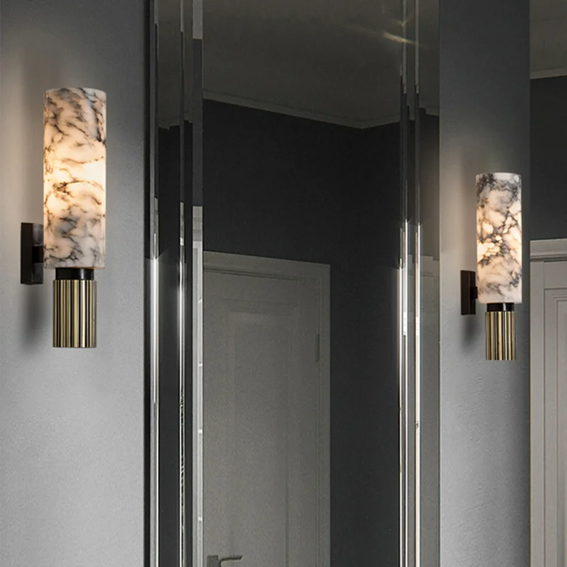 Elegant Marble Wall Light