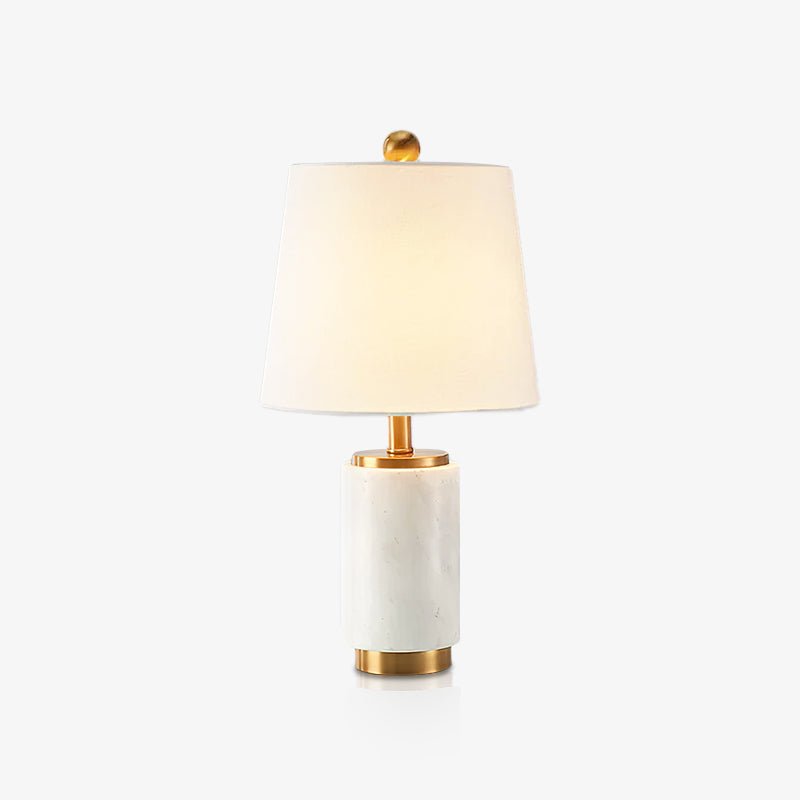 Elegant White Marble Table Light