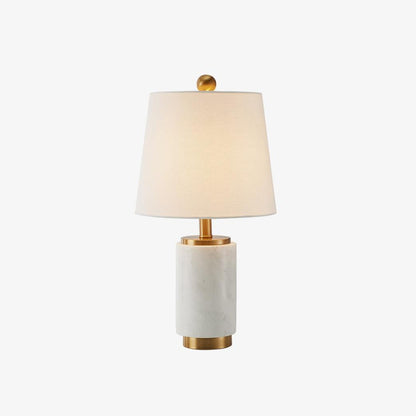 Elegant White Marble Table Light