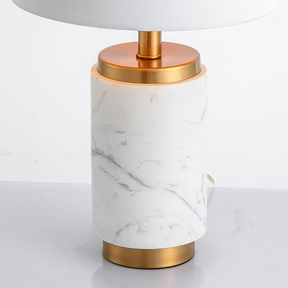 Elegant White Marble Table Light