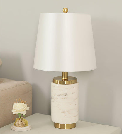 Elegant White Marble Table Light