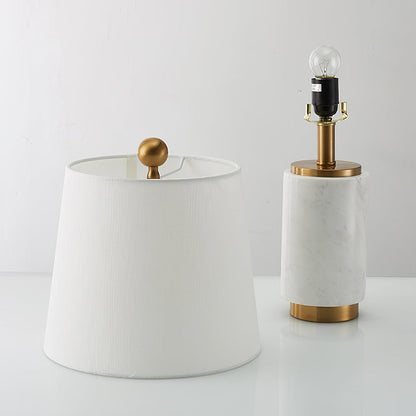 Elegant White Marble Table Light