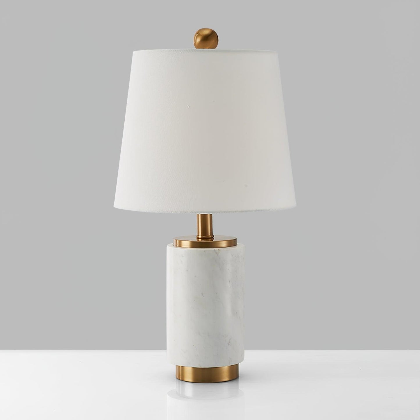 Elegant White Marble Table Light