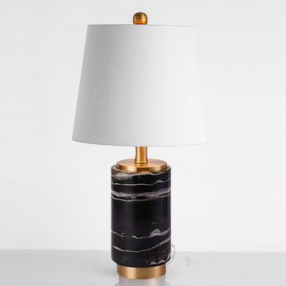 Elegant White Marble Table Light