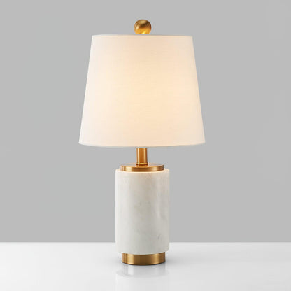 Elegant White Marble Table Light
