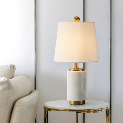 Elegant White Marble Table Light