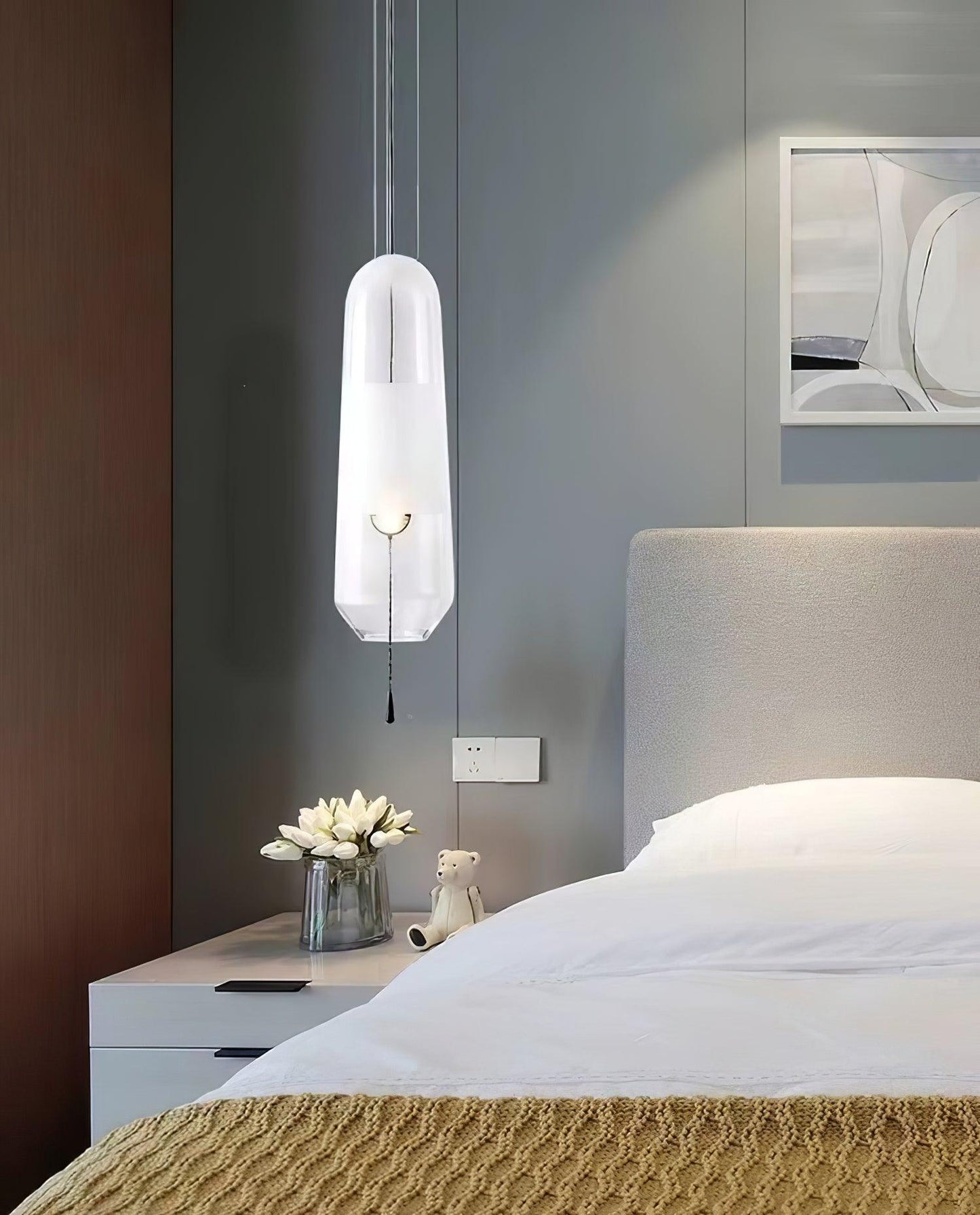Elegant Glass Drop Ceiling Light