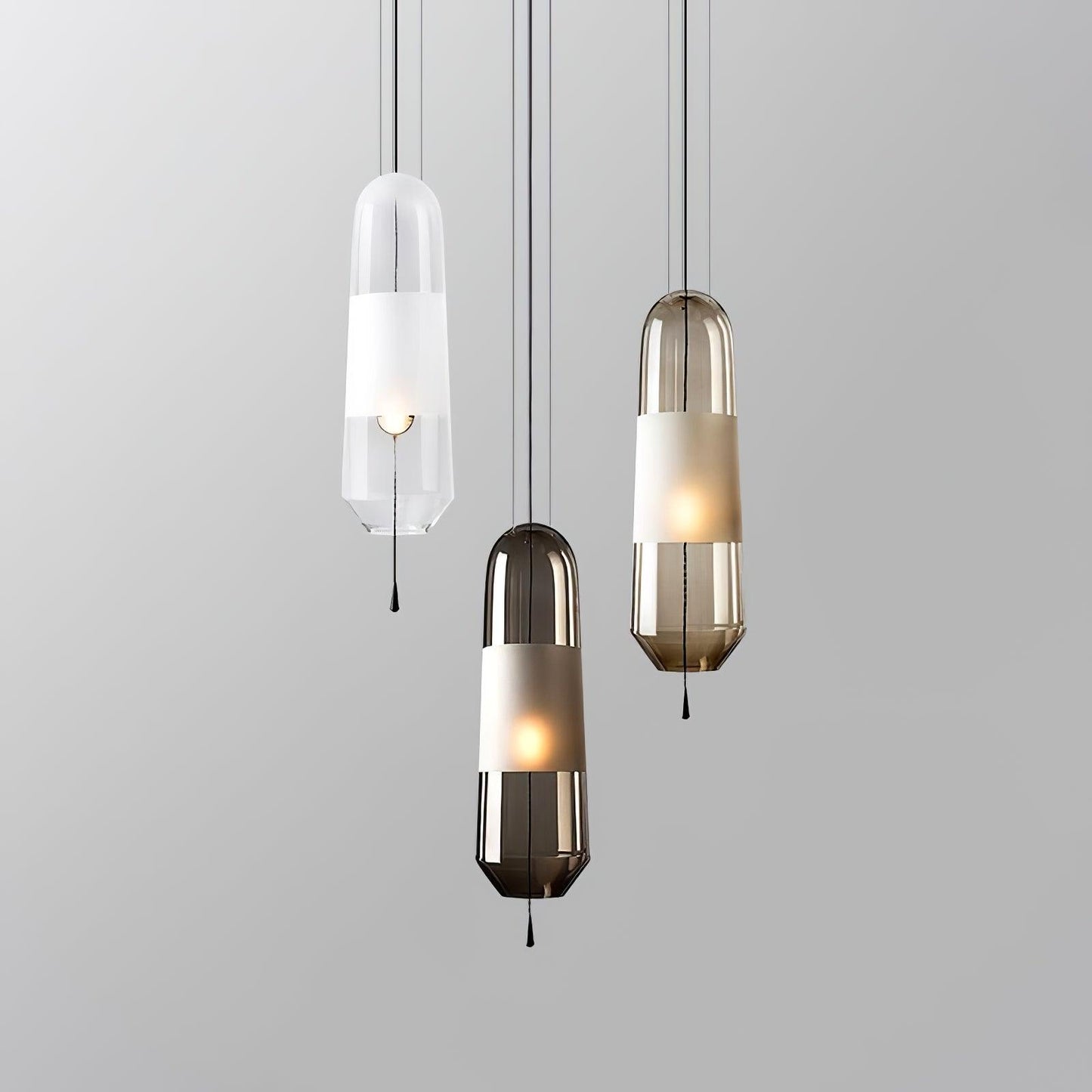 Elegant Glass Drop Ceiling Light
