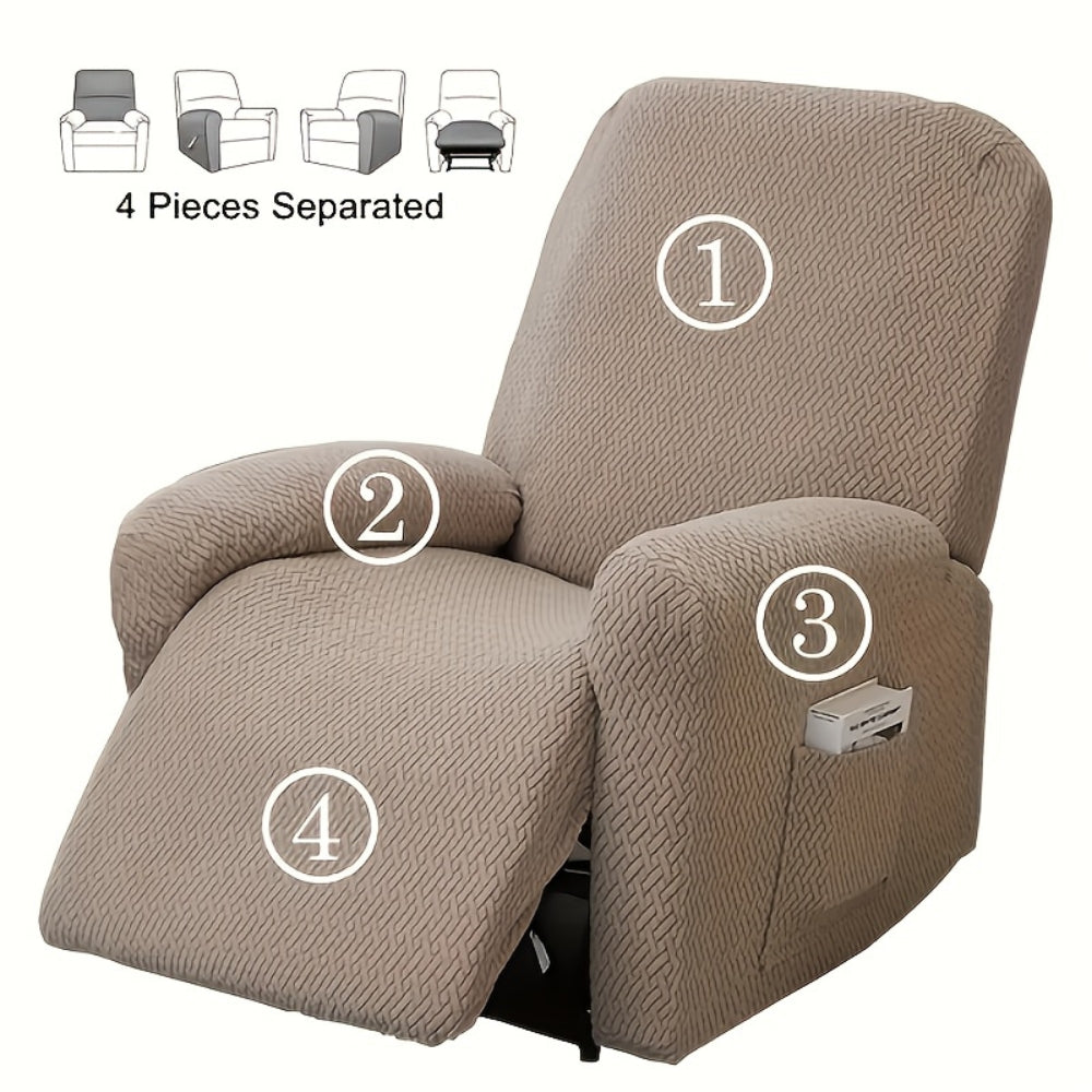 Stretchy Recliner Slipcover with Pockets