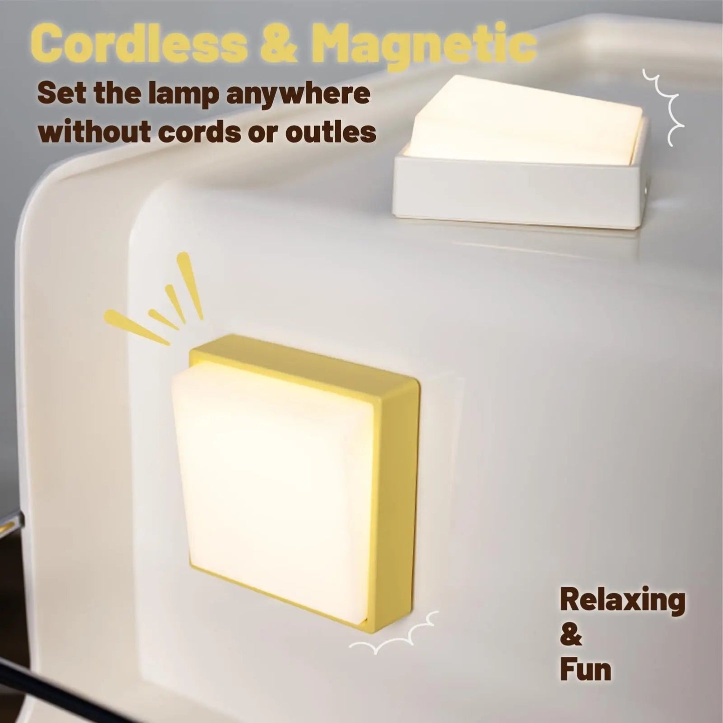 Portable LED Night Lamp with Dimmer and Timer