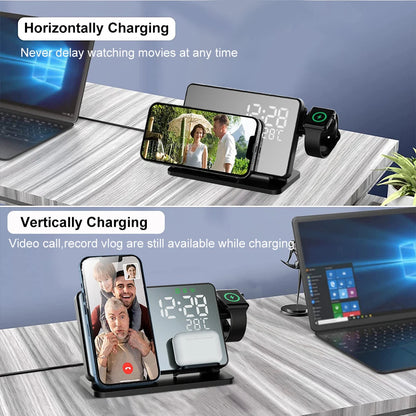 Wireless Fast Charging Station for iPhone & AirPods