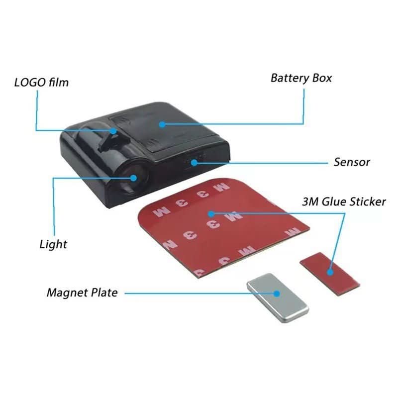 Universal Wireless Car Door LED Logo Projector