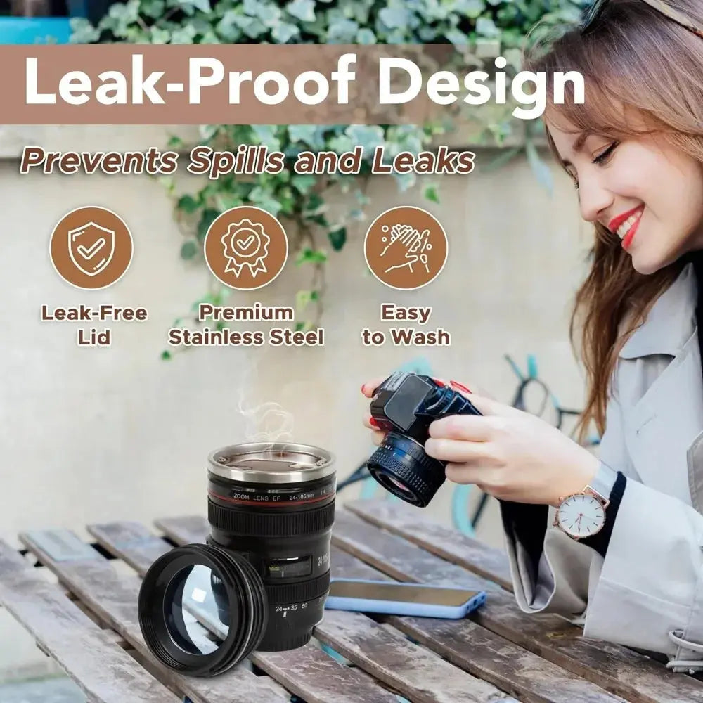 Cofik | Camera Lens Mug - Thermal Photographic Coffee Cup