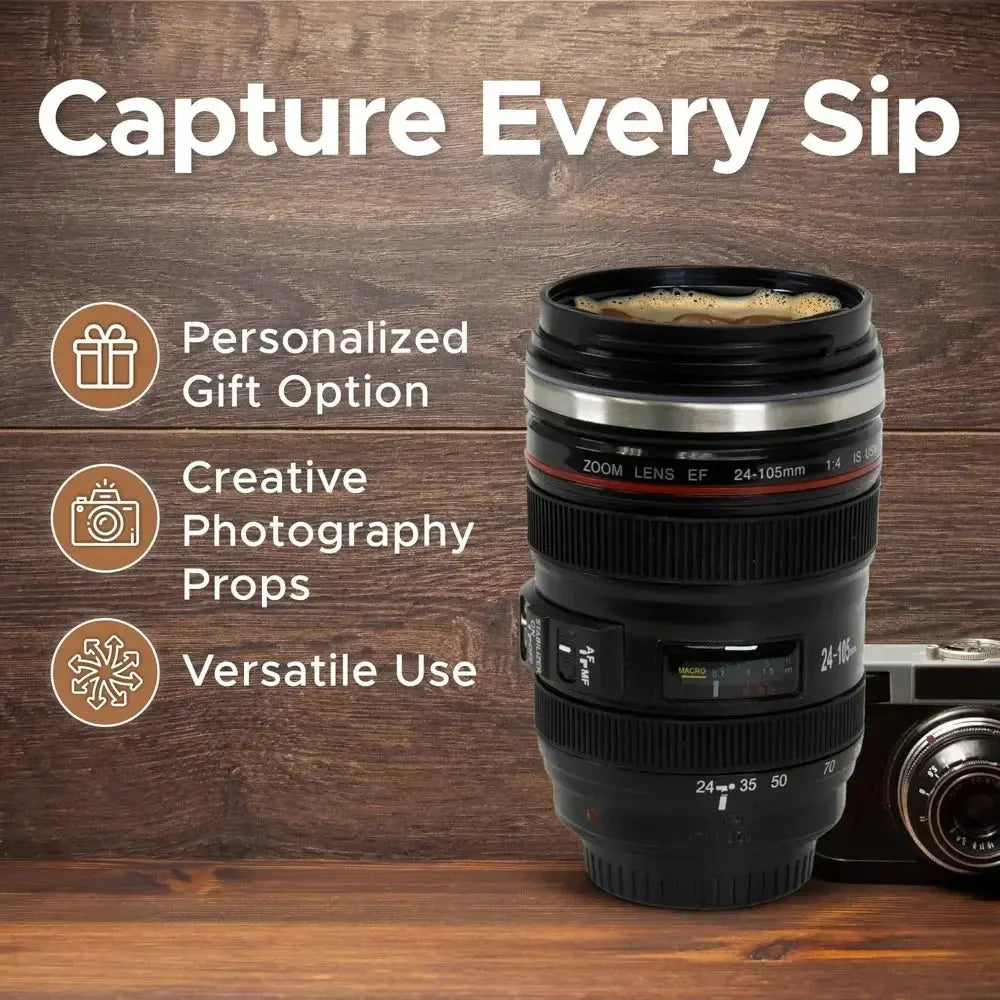 Cofik | Camera Lens Mug - Thermal Photographic Coffee Cup