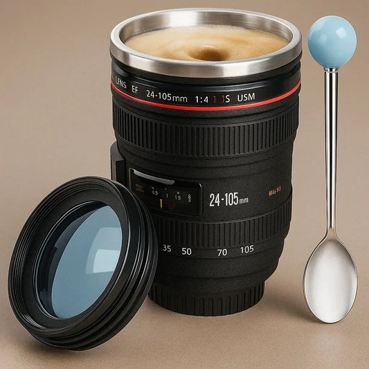 Cofik | Camera Lens Mug - Thermal Photographic Coffee Cup - Cofik