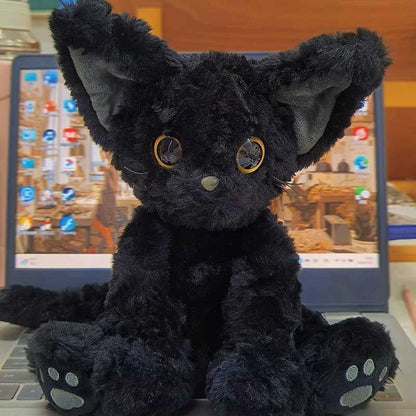 Cute Black Kitty Soft Plush Toy