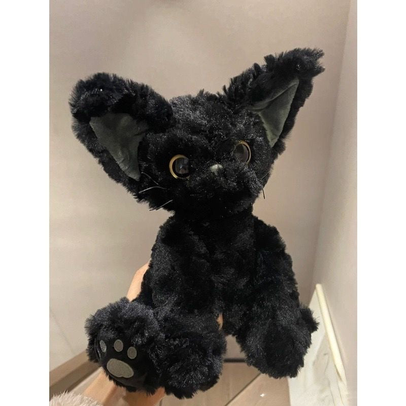 Cute Black Kitty Soft Plush Toy