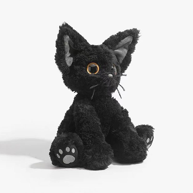Cute Black Kitty Soft Plush Toy