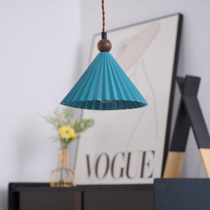 Stylish Blue Glass Pendant Dining Lamp - Cofik
