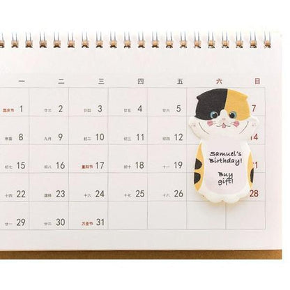 Cute Cat Adhesive Note Pad