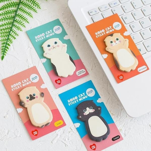 Cute Cat Adhesive Note Pad
