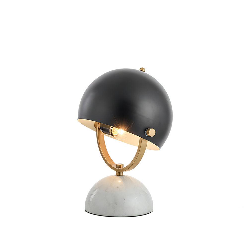 Elegant White Marble Desk Lamp