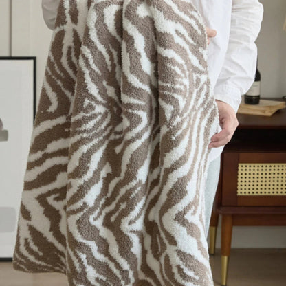 Soft Animal Print Throw Blanket