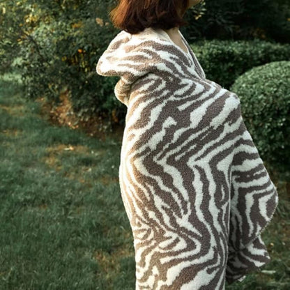 Soft Animal Print Throw Blanket