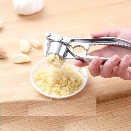 Heavy Duty Stainless Steel Garlic Crusher