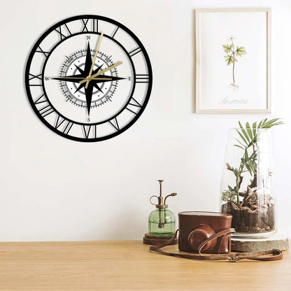 Vintage Navigation Wall Clock