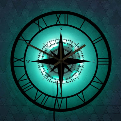 Vintage Navigation Wall Clock