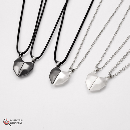 Lovely Matching Heart Necklace for Couples