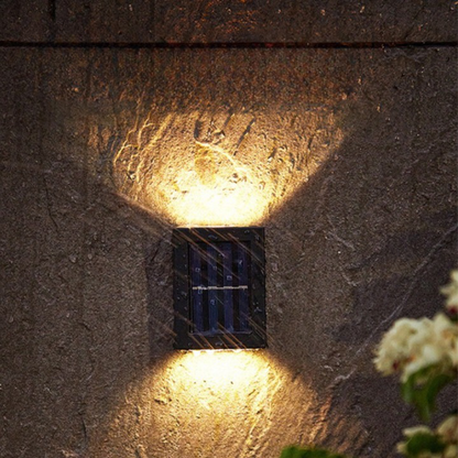 Outdoor Waterproof Solar Powered Wall Light